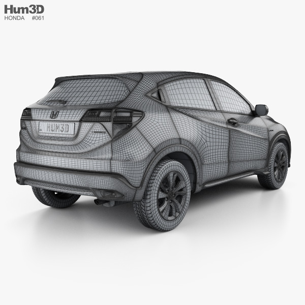 Honda Vezel (HR-V) 2017 3D model - Vehicles on Hum3D