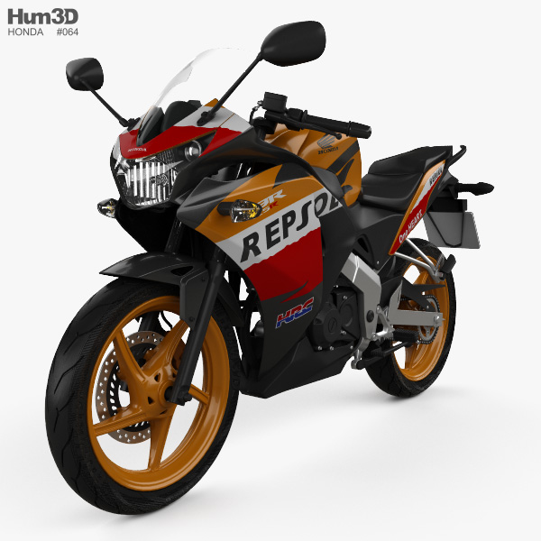 Honda CBR125R 2012 3D model