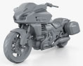 Honda CTX1300 2012 3d model clay render