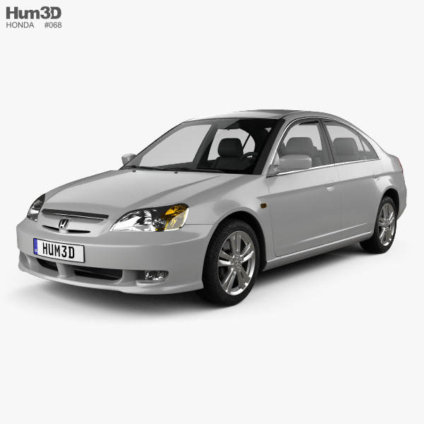 Honda Civic 2005 3D модель