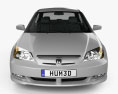 Honda Civic 2005 3D模型 正面图