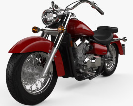 3D model of Honda Shadow Aero 750 2013