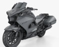 Honda ST1300 2013 3D 모델  wire render
