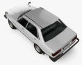 Honda Accord 轿车 1977 3D模型 顶视图