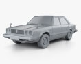 Honda Accord sedan 1977 Modelo 3d argila render