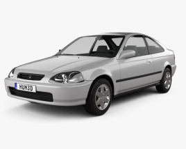 Honda Civic coupé 2000 Modelo 3d