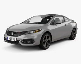 Honda Civic coupe Si 2017 3D model