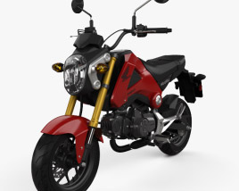 Honda Grom 125 2014 3D model