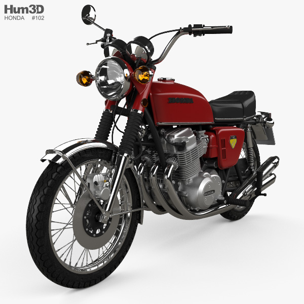 Honda CB 750 Four 1969 3D模型