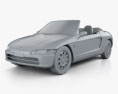 Honda Beat (PP1) 1995 3d model clay render
