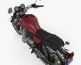 Honda CB 1100 2010 Modello 3D vista dall'alto