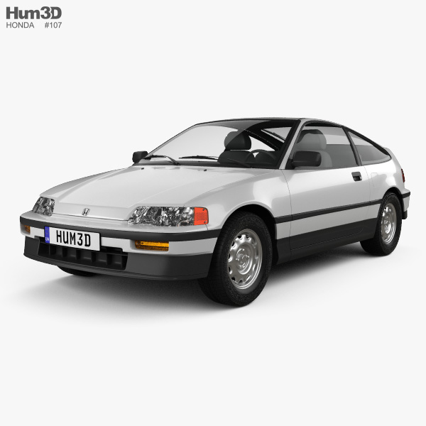 Honda Civic CRX 1991 3D-Modell