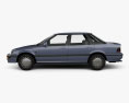 Honda Concerto (MA) 轿车 1988 3D模型 侧视图