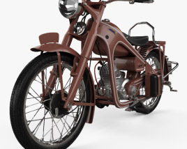 Honda Dream Type D 1951 3D model