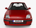 Honda Logo (GA3) 5门 1996 3D模型 正面图
