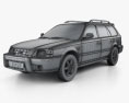 Honda Orthia (EL3) 1999 3D-Modell wire render