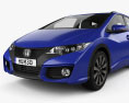 Honda Civic tourer 2018 3D模型