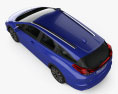Honda Civic tourer 2018 3D模型 顶视图