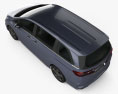 Honda Odyssey Absolute 2017 3d model top view
