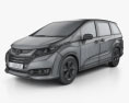 Honda Odyssey G (JP) 1999 3d model wire render