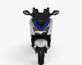 Honda Forza 125 2015 3D 모델  front view