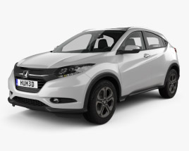 Honda HR-V EX-L HQインテリアと 2015 3Dモデル