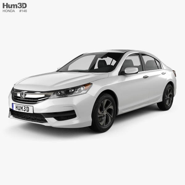 Honda Accord LX 2015 3Dモデル