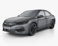 Honda Accord Touring 2015 Modèle 3d wire render