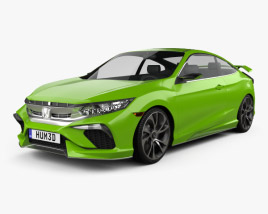 Honda Civic coupe Concept 2015 3D model