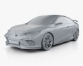 Honda Civic クーペ 概念 2015 3Dモデル clay render