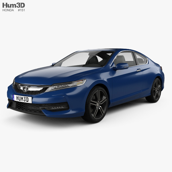 Honda Accord Сoupe Touring 2019 3D model