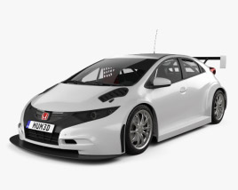 Honda Civic WTCC 2017 3Dモデル