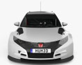 Honda Civic WTCC 2017 3D-Modell Vorderansicht