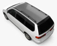 Honda Odyssey 2003 3D模型 顶视图