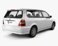 Honda Odyssey (JP) 2003 3d model back view
