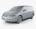 Honda Odyssey (JP) 2003 3d model clay render
