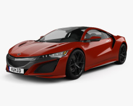 Honda NSX 2019 3D model