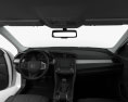 Honda Civic LX with HQ interior 2019 3d model dashboard