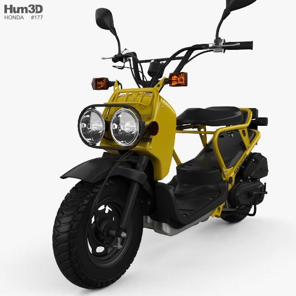 Honda NPS50 Zoomer (Ruckus) 2005 3D model - Vehicles on Hum3D