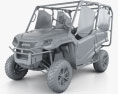 Honda Pioneer 1000-5 2016 3D-Modell clay render