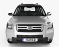 Honda Pilot EXL 2009 Modelo 3D vista frontal