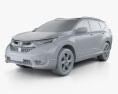 Honda CR-V Touring 2020 3d model clay render