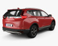 Honda CR-V Touring HQインテリアと 2017 3Dモデル 後ろ姿