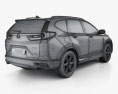 Honda CR-V Touring з детальним інтер'єром 2020 3D модель