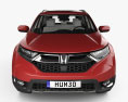 Honda CR-V Touring з детальним інтер'єром 2020 3D модель front view
