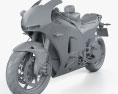 Honda RC213V-S Prototype 2015 3d model clay render