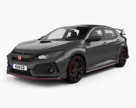 Honda Civic Type R Prototype 5-door hatchback 2019 3D model