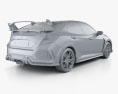 Honda Civic Type R Prototype 5-door hatchback 2019 3d model