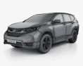 Honda CR-V LX 2020 3d model wire render