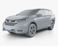 Honda CR-V LX 2020 3Dモデル clay render
